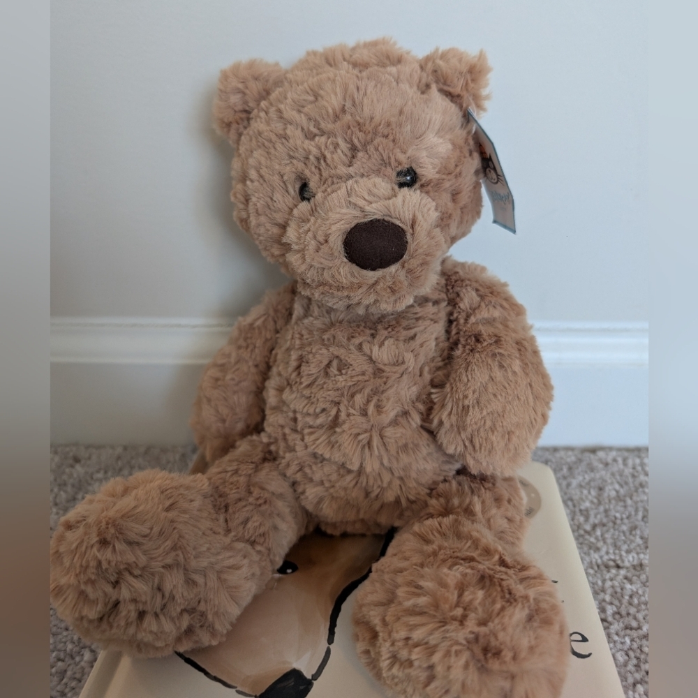JELLYCAT Bumbly Bear Small New With Tags Plush BUM6BR And Book I Might Be Little - Picture 10 of 14